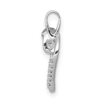 14k White Gold 1/15ct. Diamond Heart Pendant-PM4867-008-WA