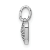 14k White Gold 1/10ct. Diamond Heart Pendant-PM4872-010-WA