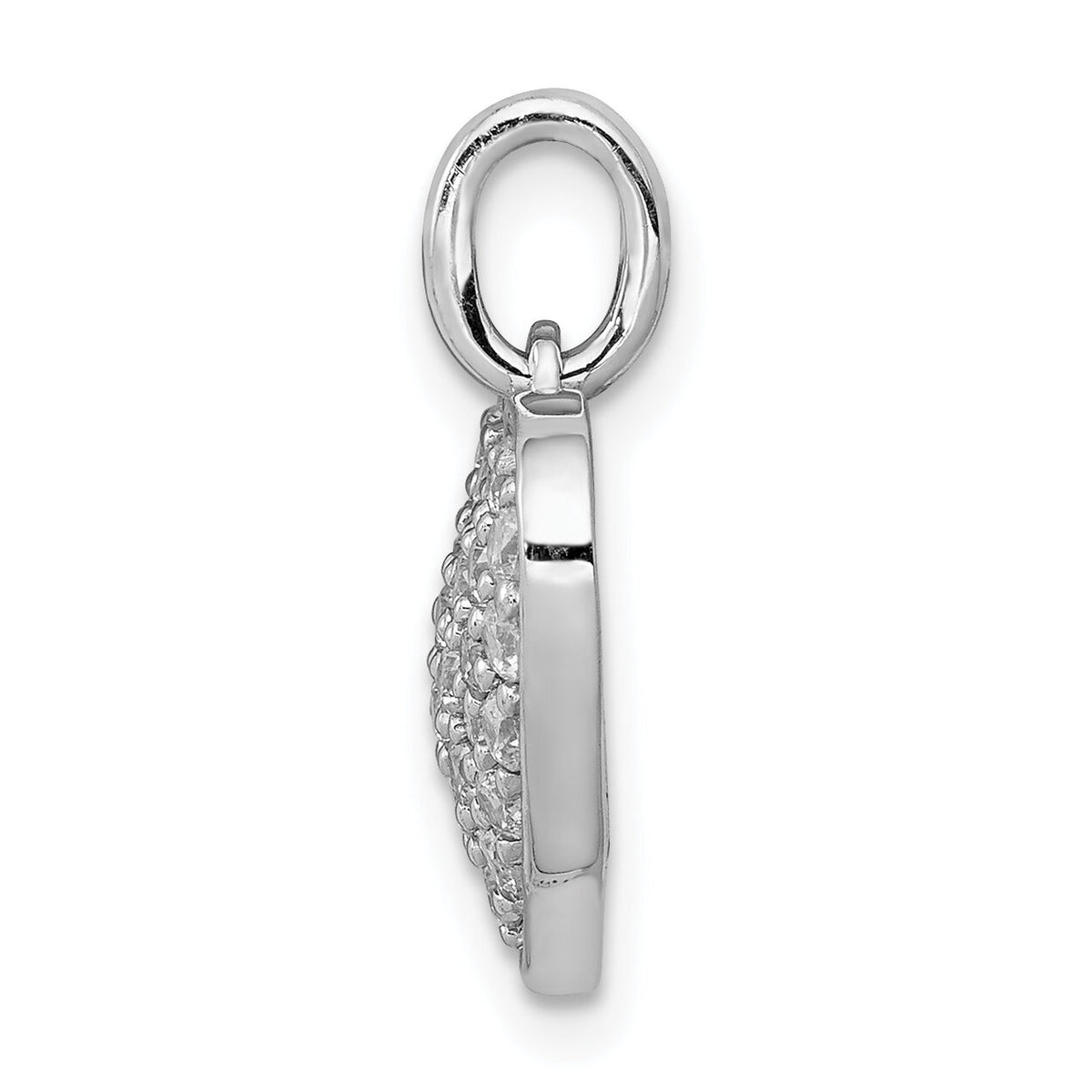 14k White Gold 5/8ct. Diamond Heart Pendant-PM4877-062-WA