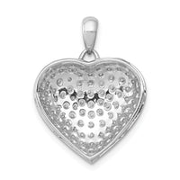 14k White Gold 1ct. Diamond Fancy Heart Pendant-PM4883-100-WA