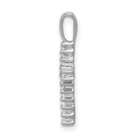 14k White Gold 1/6ct. Diamond Latin Cross Pendant-PM4973-016-WA