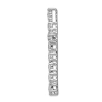 14k White Gold Diamond Latin Cross Pendant-PM4980-050-WA