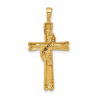 14k AA Diamond Cross Pendant-PM4989-005-YA