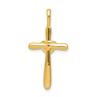 14k Diamond Cross w/Heart Pendant-PM4992-010-YA