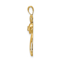 14k AA Diamond Cross Pendant-PM4993-001-YA