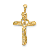 14k AA Diamond Cross Pendant-PM4993-001-YA
