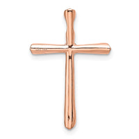 14k Rose Gold 1/5ct. Diamond Cross Chain Slide-PM5003-020-RA