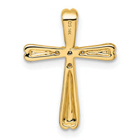 14k Diamond Cross Slide Pendant-PM5013-010-YA