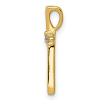 14k AA Diamond Cross Pendant-PM5018-008-YA