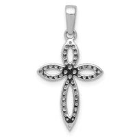 14k White Gold 1/5ct. Diamond Cross Pendant-PM5047-020-WA