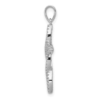 14k White Gold 1/4ct. Diamond Cross Pendant-PM5049-025-WA