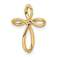 14k Diamond Cross Chain Slide-PM5051-010-YA