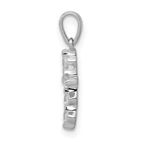 14k White Gold 1/6ct. Diamond Cross Pendant-PM5080-016-WA