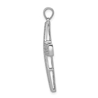 14k White Gold 1ct. Diamond Latin Cross Pendant-PM5098-100-WA