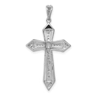 14k White Gold 1/3ct. Diamond Passion Cross Pendant-PM5104-033-WA