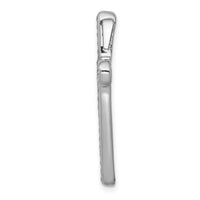 14k White Gold 1/2ct. Diamond Latin Cross Chain Slide-PM5135-050-WA