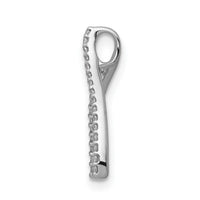 14k White Gold Diamond Wishbone Chain Slide-PM5150-013-WA
