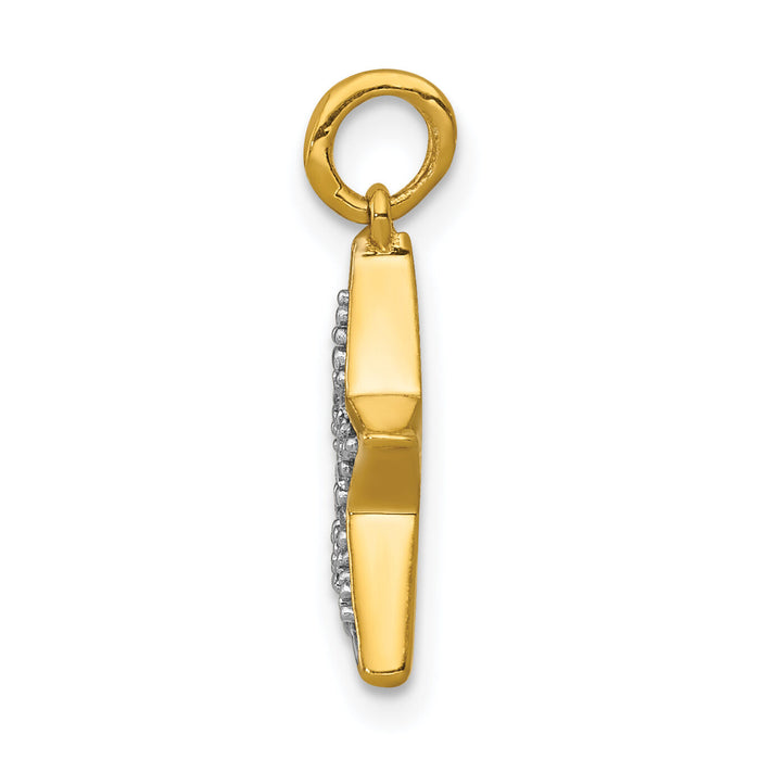 14k Diamond Star Charm-PM5177-005-YA