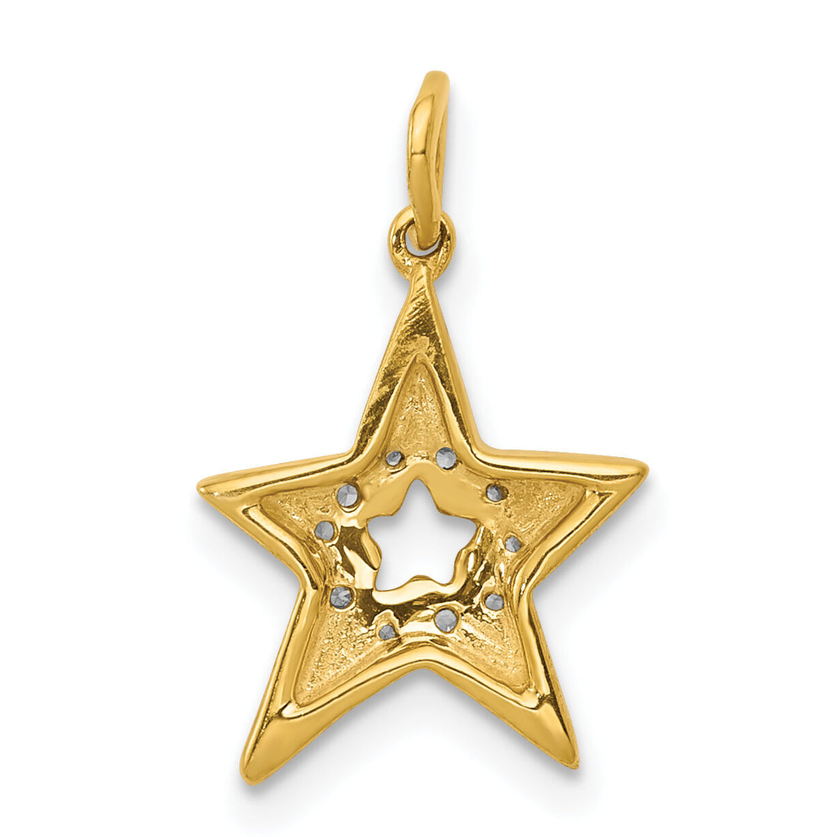 14k Diamond Star Charm-PM5177-005-YA
