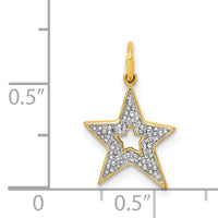 14k Diamond Star Charm-PM5177-005-YA
