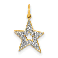 14k Diamond Star Charm-PM5177-005-YA