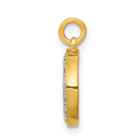 14k Diamond Moon Charm-PM5183-005-YA