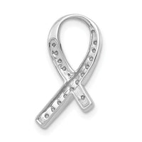 14k White Gold 1/8ct. Diamond Awareness Pendant-PM5188-013-WA
