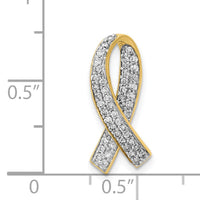 14k Diamond  Awareness Pendant-PM5191-033-YA