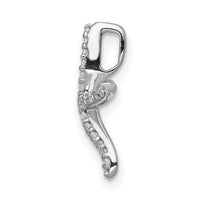 14k White Gold 1/8ct. Diamond Starfish Chain Slide-PM5206-013-WA