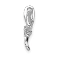 14k White Gold Diamond Starfish Chain Slide Pendant-PM5207-025-WA