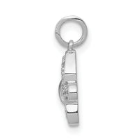 14k White Gold Diamond Butterfly Charm-PM5211-004-WA