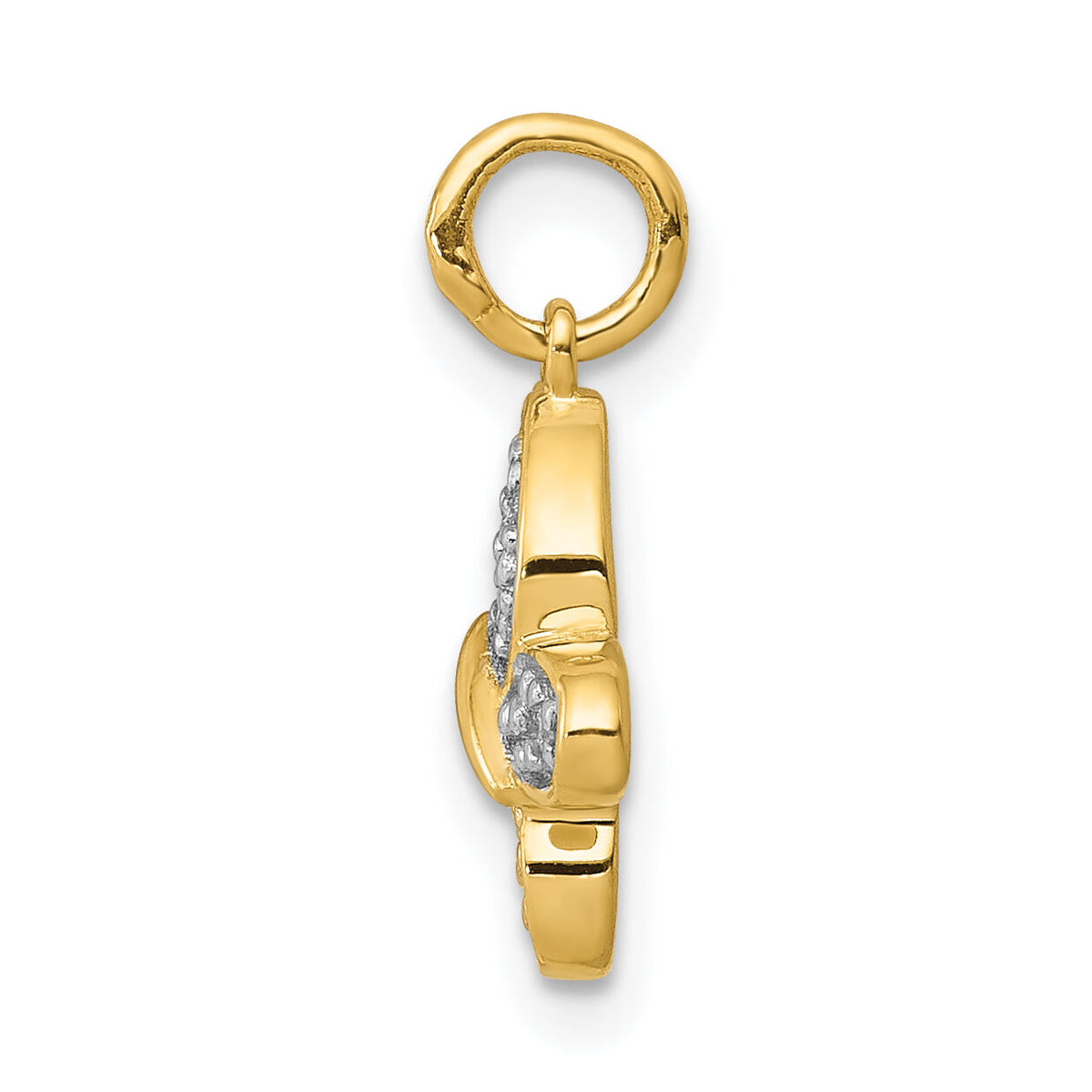 14k Diamond Butterfly Charm-PM5211-004-YA