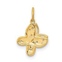 14k Diamond Butterfly Charm-PM5211-004-YA