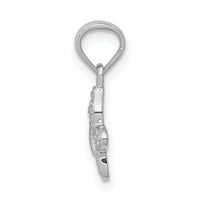 14k White Gold .01ct. Diamond Butterfly Pendant-PM5214-001-WA