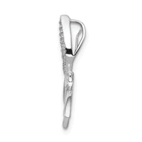 14k White Gold Diamond Dragonfly Chain Slide-PM5215-010-WA