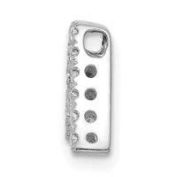 14K White Gold Diamond Letter A Initial Charm-PM5221A-010-WA