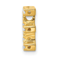 14K  Diamond Letter E Initial Charm-PM5221E-016-YA