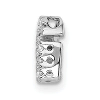 14K  White Gold Diamond Letter G Initial Charm-PM5221G-016-WA