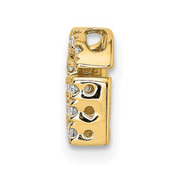 14K  Diamond Letter G Initial Charm-PM5221G-016-YA
