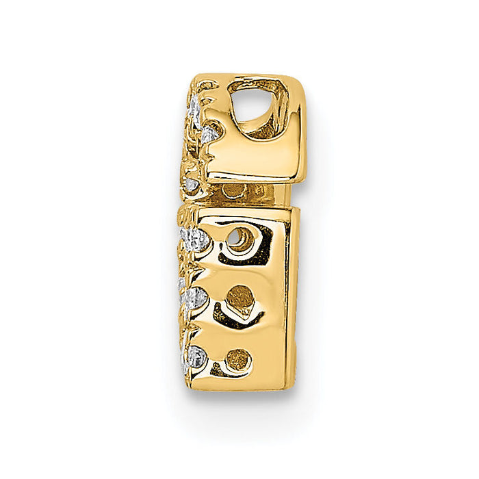 14K  Diamond Letter G Initial Charm-PM5221G-016-YA