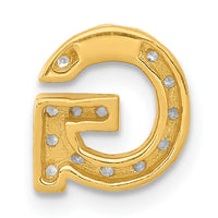 14K  Diamond Letter G Initial Charm-PM5221G-016-YA