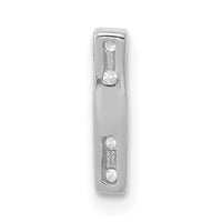 14K  White Gold Diamond Letter I Initial Charm-PM5221I-005-WA