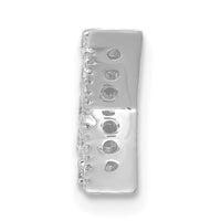 14K  White Gold Diamond Letter K  Initial Charm-PM5221K-013-WA