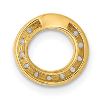 14K  Diamond Letter O Initial Charm-PM5221O-013-YA