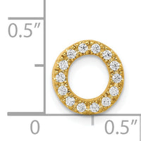 14K  Diamond Letter O Initial Charm-PM5221O-013-YA