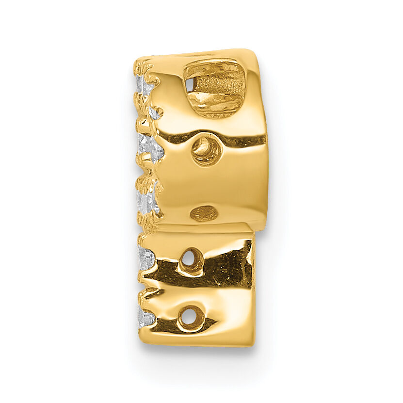 14K  Diamond Letter P Initial Charm-PM5221P-013-YA
