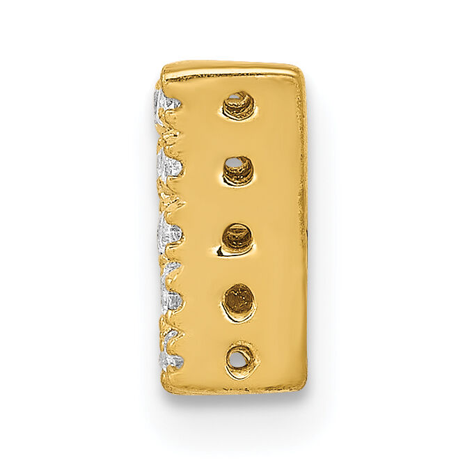 14K  Diamond Letter W Initial Charm-PM5221W-016-YA