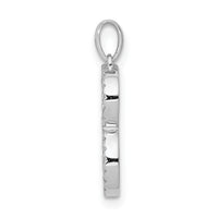 14K White Gold Diamond Letter B Initial Pendant-PM5222B-013-WA