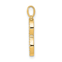 14K Diamond Letter B Initial Pendant-PM5222B-013-YA