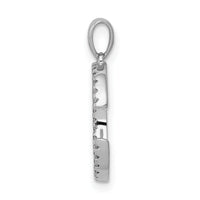 14K White Gold Diamond Letter C Initial Pendant-PM5222C-010-WA